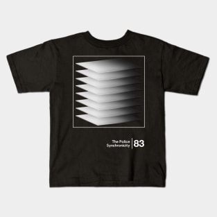 Synchronicity / Minimalist Graphic Artwork Design Kids T-Shirt